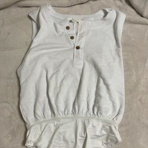 Free People white bodysuit